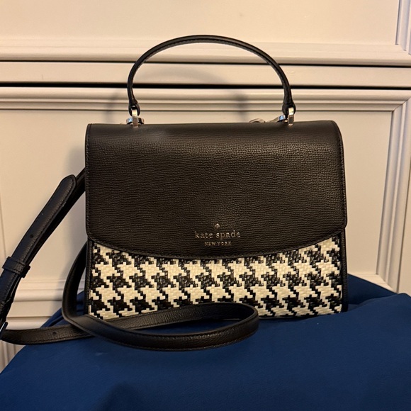 kate spade Handbags - kate spade Black & White Houndstooth Darcy Bag